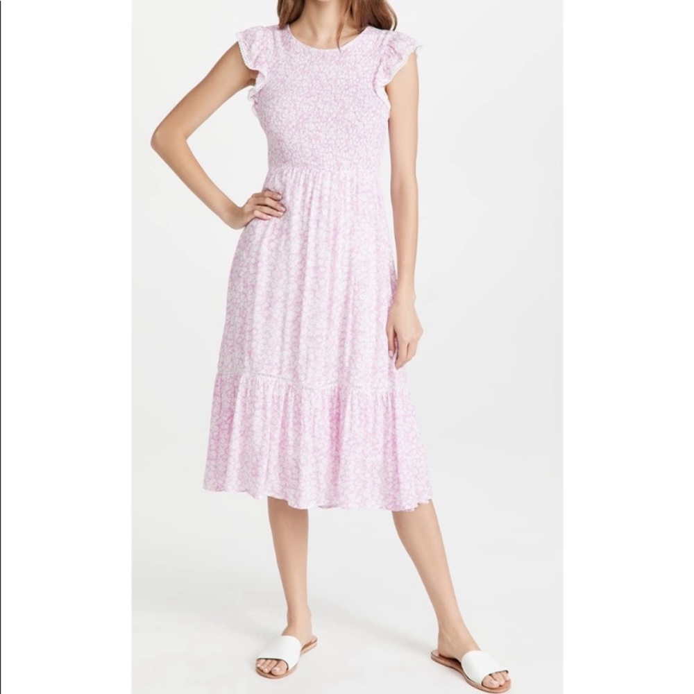 EUC Lost + Wander Pick Me Midi Dress Size S